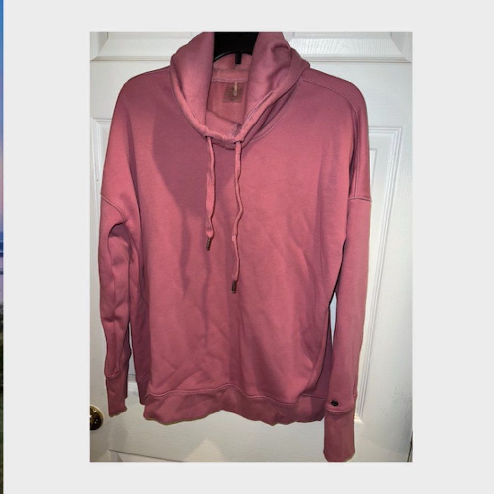 Calia Velour Back Hoodie, M, Pink